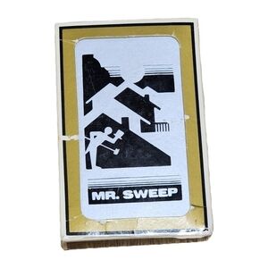 Gemaco Bridge Mr. Sweep Plastic Coated Vintage playing card deck
